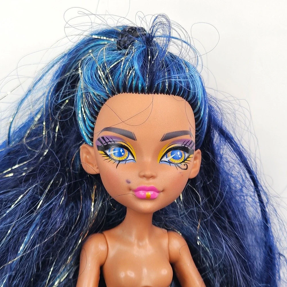 Mattel Monster High Cleo De Nile Doll Kids 10in Blue Gold G3 HHK54 HNF70